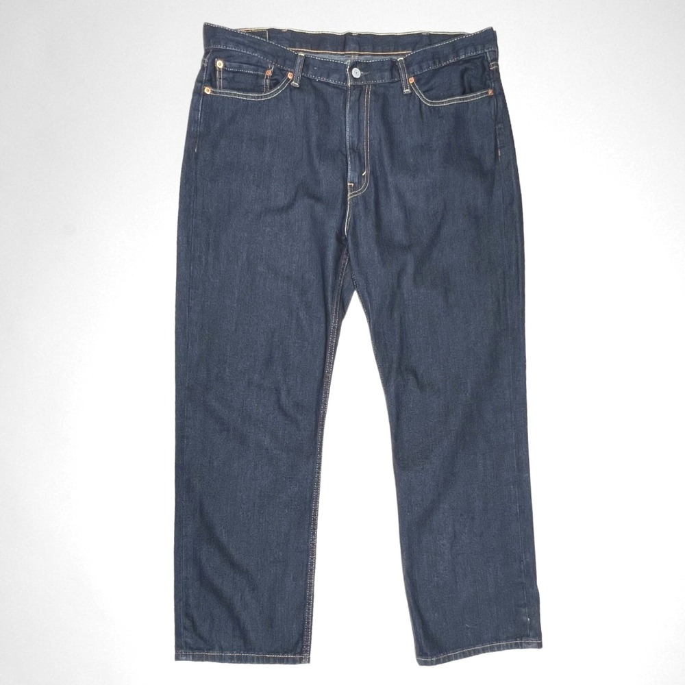 Men's LEVI'S 514 Straight Leg Dark Wash Jeans 40 x 30